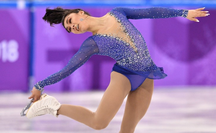 Canada's Gabrielle Daleman competes in the figure skating team event women's single skating free skating during the Pyeongchang 2018 Winter Olympic Games at the Gangneung Ice Arena in Gangneung on February 12 Gabrielle Daleman