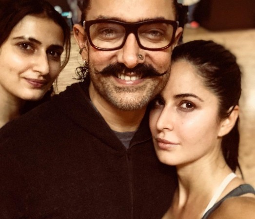 Katrina Kaif, Aamir Khan, Fatima Sana Shaikh on Thugs of Hindostan Sets Katrina Kaif, Aamir Khan, Fatima Sana Shaikh