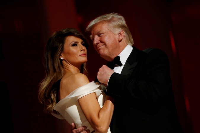 U.S. President Donald Trump and first lady Melania Trump attend the Liberty Ball in honor of his inauguration in Washington, U.S., January 20, 2017. trump
