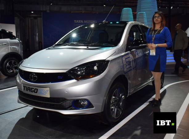 Tata Tiago EV showcased at Auto Expo 2018 Tata Tiago EV