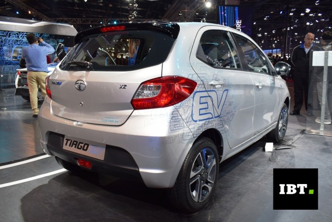 Tata Tiago EV gets prominent decals on the sides Tata Tiago electric
