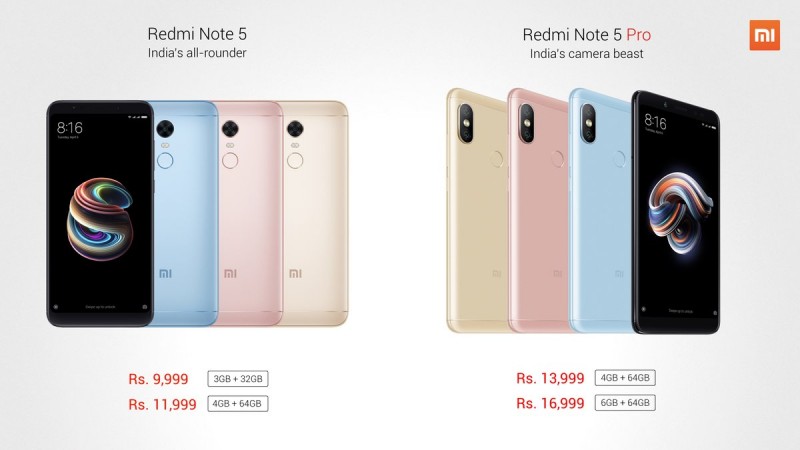 Xiaomi Redmi Note 5 & Redmi Note 5 Pro Xiaomi Redmi Note 5 & Redmi Note 5 Pro