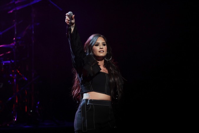 Demi Lovato at a performance a few weeks ago. Demi Lovato