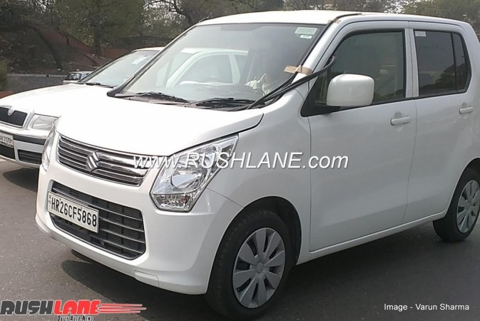 New Maruti Suzuki WagonR spotted in Delhi New Maruti Suzuki WagonR