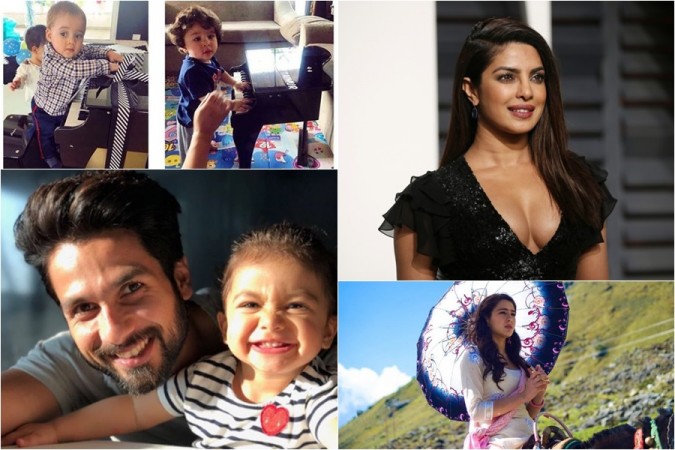 Shahid Kapoor, Priyanka Chopra, Taimur Ali Khan, Yash Johar, Sara Ali Khan Shahid Kapoor, Priyanka Chopra, Taimur Ali Khan, Yash Johar, Sara Ali Khan