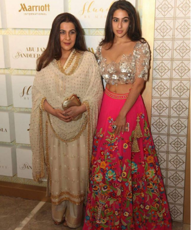 Sara Ali Khan with mother Amrita Singh Sara Ali Khan