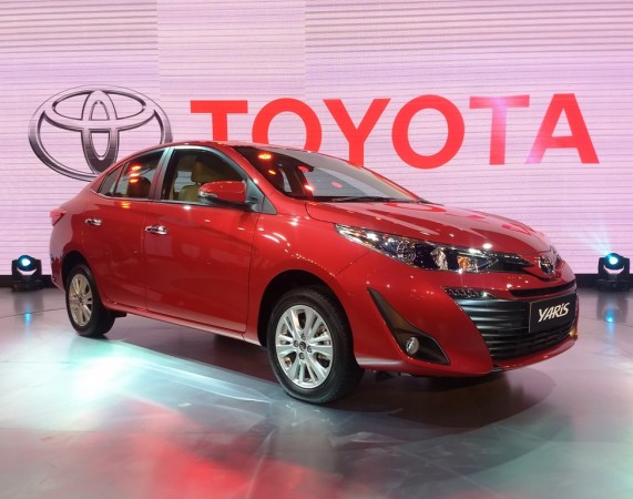 Toyota Yaris sedan debuted in India at Auto Expo 2018 Toyota Yaris