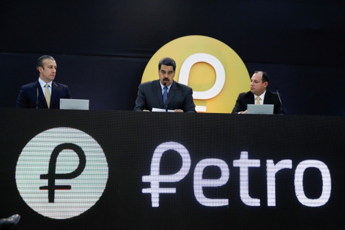 File photo of Venezuela's President Nicolas Maduro launching new Venezuelan cryptocurrency Venezuela's President Nicolas Maduro launched new Venezuelan cryptocurrency