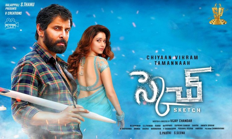Chiyaan Vikram and Tamannaah Bhatia in Sketch Chiyaan Vikram and Tamannaah Bhatia in Sketch