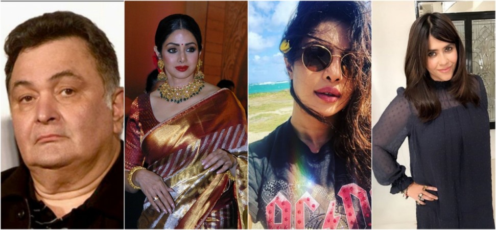 Rishi Kapoor, Sridevi, Priyanka Chopra, Ekta Kapoor Sridevi