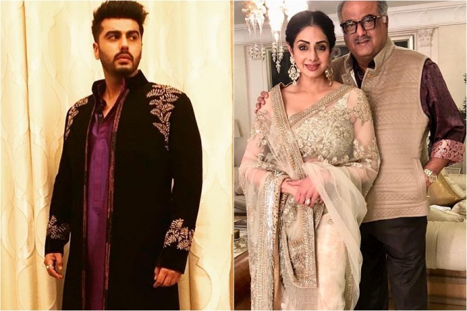 Arjun Kapoor, Sridevi and husband Boney Kapoor Arjun Kapoor, Sridevi