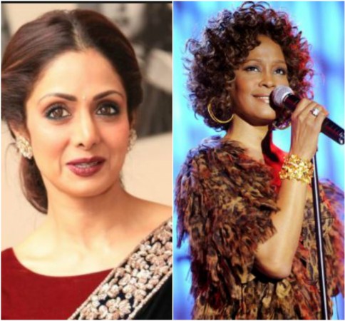 Sridevi and Whitney Houston Sridevi