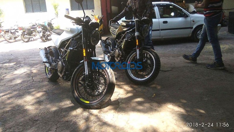 The Vitpilen is a neo-café racer while the latter is a scrambler. Husqvarna Vitpilen 401, Svartpilen 401