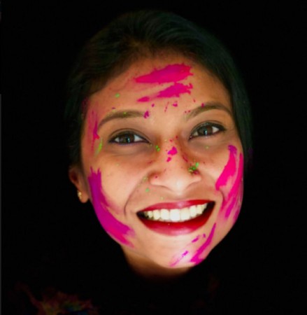 Apple iPhone X photo sample taken through Selfie Portrait mode Apple iPhone X, Holi, photography, tips and tricks