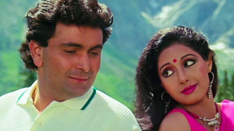 Sridevi and Rishi Kapoor Sridevi and Rishi Kapoor