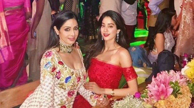 Sridevi with daughter Janhvi Kapoor Sridevi with daughter Janhvi Kapoor