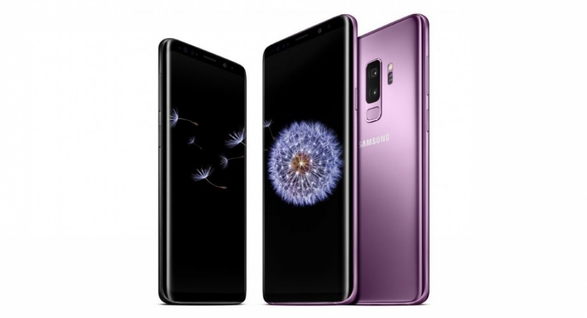 Samsung Galaxy S9 and Galaxy S9 devices in midnight black and lilac purple colors Samsung Galaxy S9 and Galaxy S9 devices in midnight black and lilac purple colors