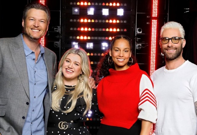 The Voice coaches -- Blake Shelton, Kelly Clarkson, Alicia Keys and Adam Levine The Voice coaches -- Blake Shelton, Kelly Clarkson, Alicia Keys and Adam Levine