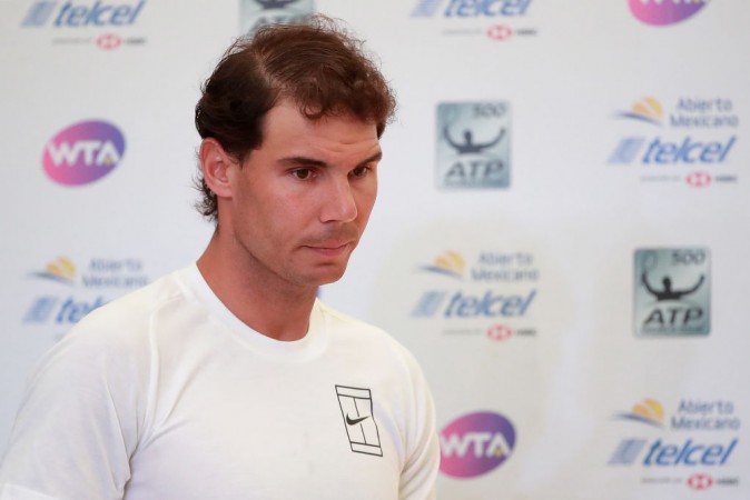 Nadal is known for not losing his cool Rafael Nadal