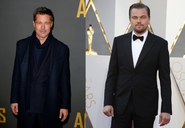 Brad Pitt and Leonardo DiCaprio have reunited for Quentin Tarantino's new film. Brad Pitt and Leonardo DiCaprio have reunited for Quentin Tarantino's new film
