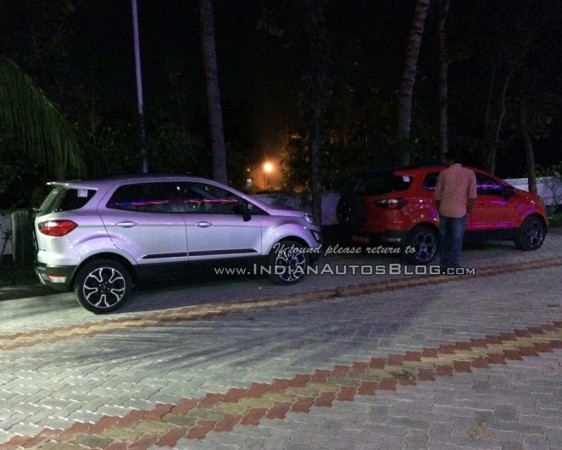 New Ford EcoSport special editions on test on the Indian roads. Ford EcoSport Signature Edition, Titanium S
