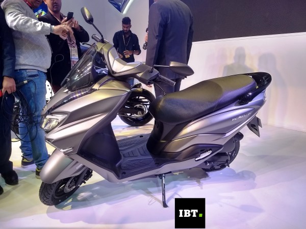 Suzuki Burgman Street 125 when showcased at the Auto Expo 2018 in February. Suzuki Burgman Street 125