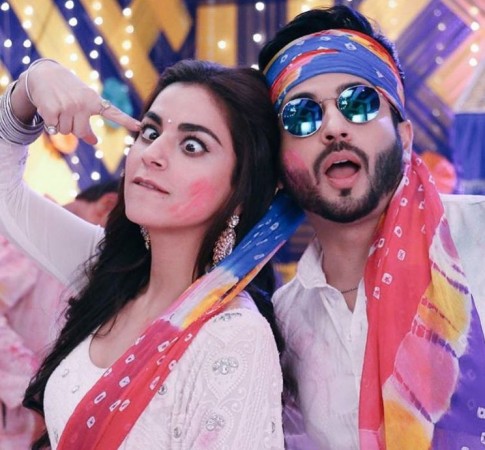 Zee TV Holi special episode with Kundali Bhagya and Kumkum Bhagya cast. In picture: Zee TV Holi special episode with Kundali Bhagya and Kumkum Bhagya cast