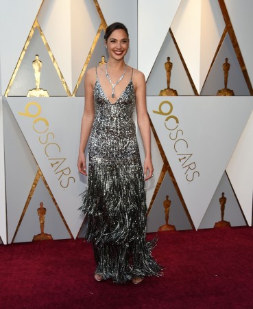 Gal Gadot arrives for the 90th Annual Academy Awards on March 4, 2018, in Hollywood, California. Gal Gadot arrives for the 90th Annual Academy Awards on March 4, 2018, in Hollywood, California.