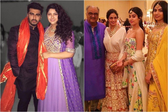 Arjun Kapoor, Anshula Kapoor, Boney Kapoor, Sridevi, Janhvi Kapoor, Khushi Kapoor Arjun Kapoor, Anshula Kapoor, Boney Kapoor, Sridevi, Janhvi Kapoor, Khushi Kapoor