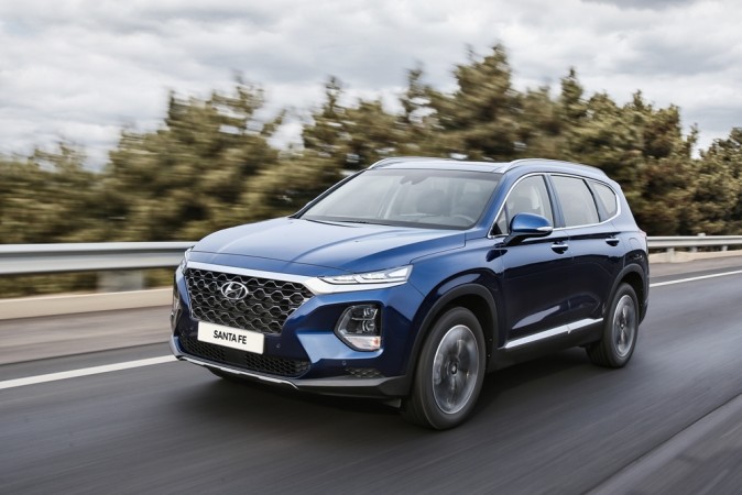 2018 Hyundai Santa Fe with design cues from Kona SUV revealed at Geneva ...