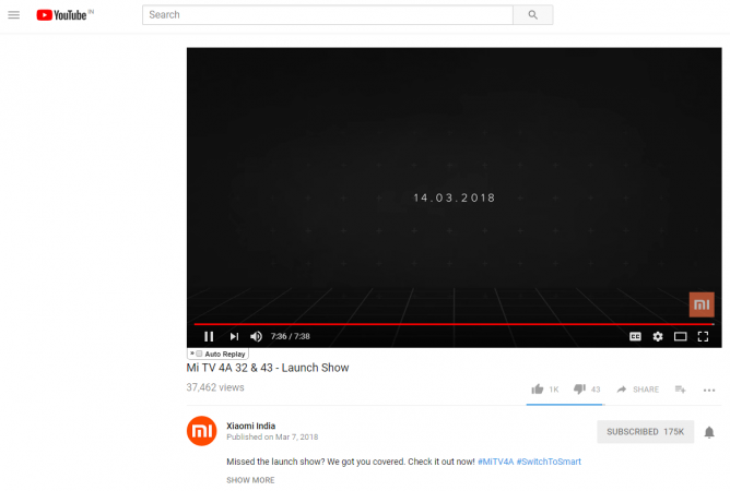 Xiaomi Redmi 5 set for India launch on March 14 Xiaomi, Redmi 5, India,launch,teaser, Mi TV 4