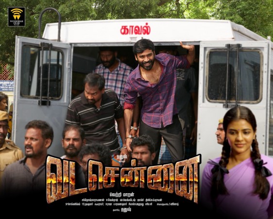 Here is the first look poster of Dhanush's Vada Chennai, written and directed by Vetrimaaran. Dhanush's Vada Chennai First Look Poster