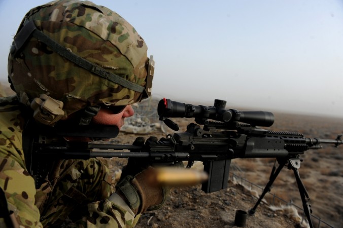 The outgoing M14 EBR in action M14 EBR