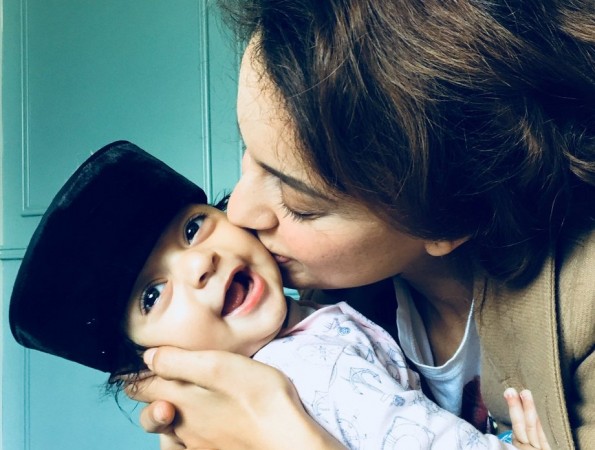 Kangana Ranaut, nephew Prithvi Raj Chandel Kangana Ranaut, nephew Prithvi Raj Chandel