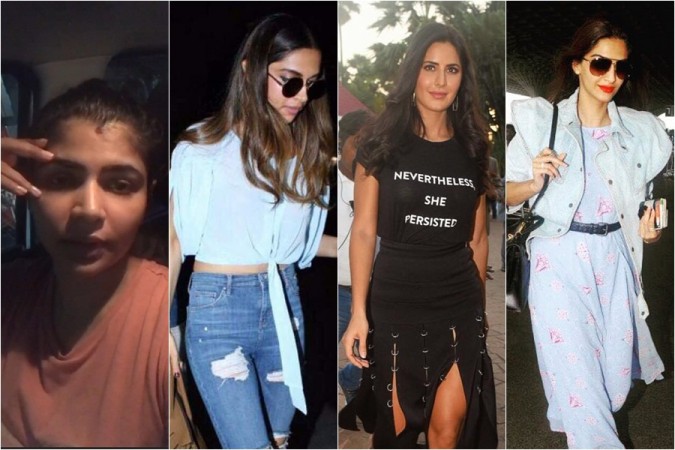 Chinmayi Sripaada, Deepika Padukone, Katrina Kaif, Sonam Kapoor Chinmayi Sripaada, Deepika Padukone, Katrina Kaif, Sonam Kapoor