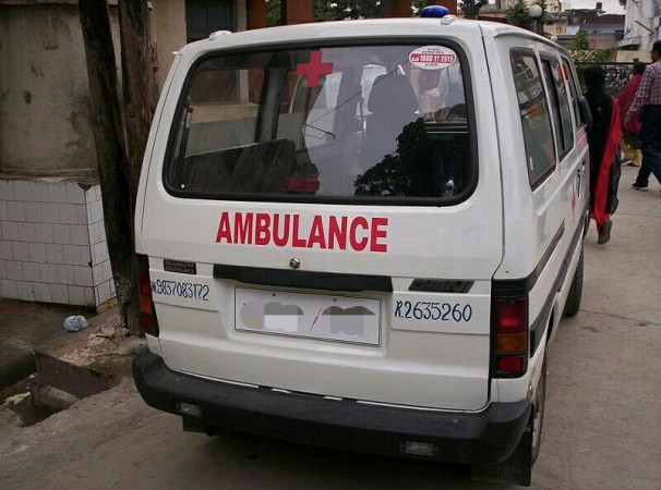 The ambulance driver left patient upside down for defecating and vomiting inside vehicle (Representational Image) ambulance