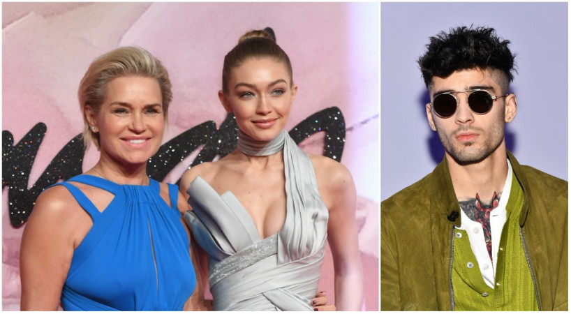 Yolanda Hadid with daughter Gigi Hadid (L), Zayn Malik Yolanda Hadid with daughter Gigi Hadid, Zayn Malik
