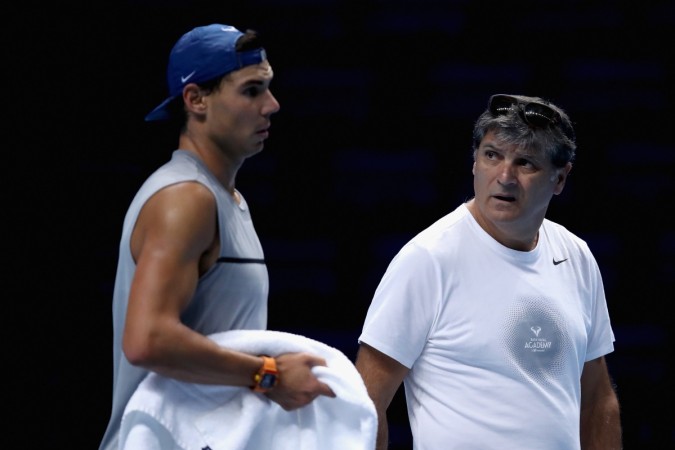 Toni Nadal was Rafael Nadal's coach until the end of 2017 Rafael Nadal-Toni Nadal