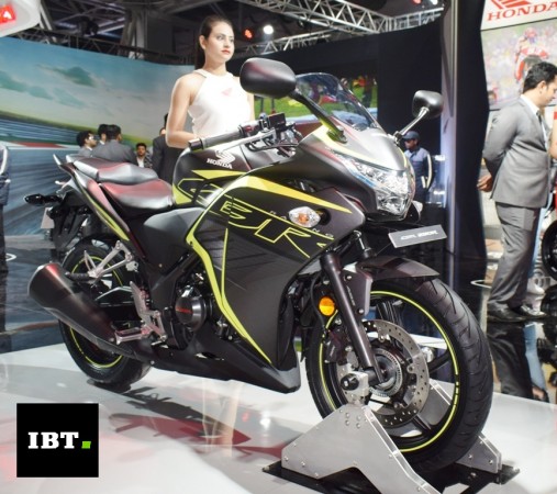 2018 Honda CBR 250R on display at Auto Expo in February at Greater Noida 2018 Honda CBR250R