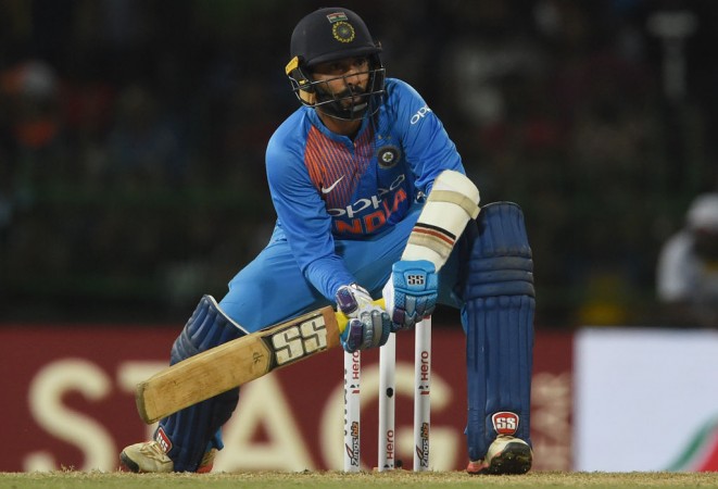 Karthik hit a last-ball six to help India register a famous win in Colombo on March 18. Dinesh Karthik
