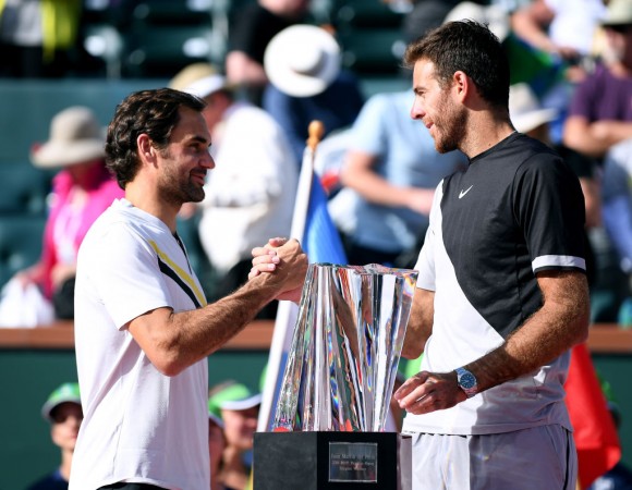 Juan Martin del Potro won his first ATP Masters 1000 tournament earlier this month. Roger Federer and Juan Martin del Potro
