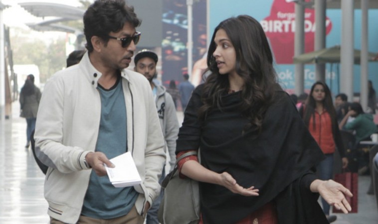 Irrfan Khan, Deepika Padukone in Piku Irrfan Khan, Deepika Padukone