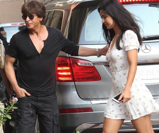 SRK and Katrina Kaif adorable moment Shah Rukh Khan and Katrina Kaif