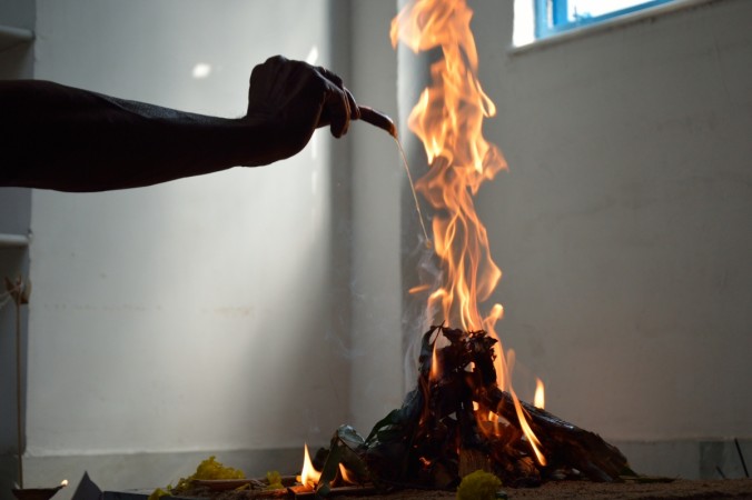 The priests said that desi ghee used in the yagya will cleanse the air. (Representational Image) ya