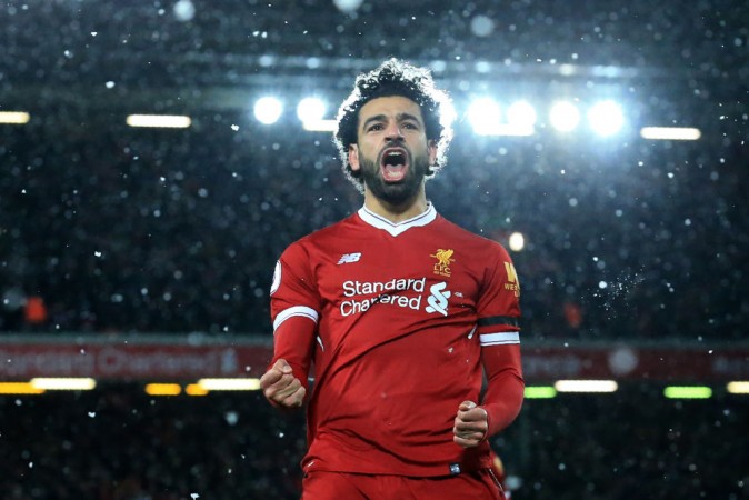 Mohamed Salah scored twice in Liverpool's 5-2 Champions League win over AS Roma Mohamed Salah