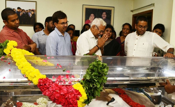 M Natarajan, husband of jailed AIADMK leader VK Sasikala died Tuesday M Natarajan dies