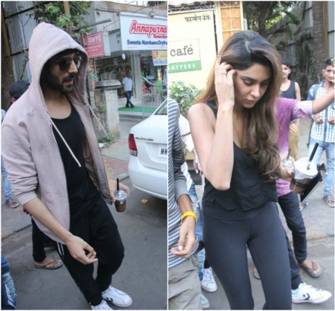 Kartik Aryan with mystery girl Dimple Sharma Kartik Aryan