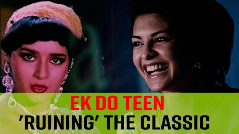 Madhuri Dixit, Jacqueline Fernandez Ek Do Teen controversy