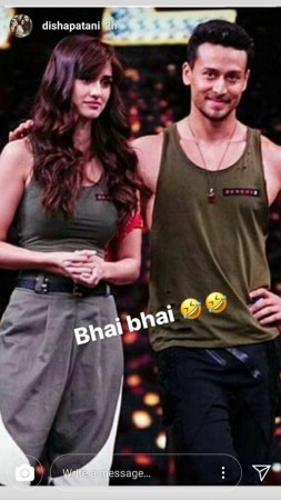 Disha Patani calls Tiger Shorff Disha Patani calls Tiger Shorff