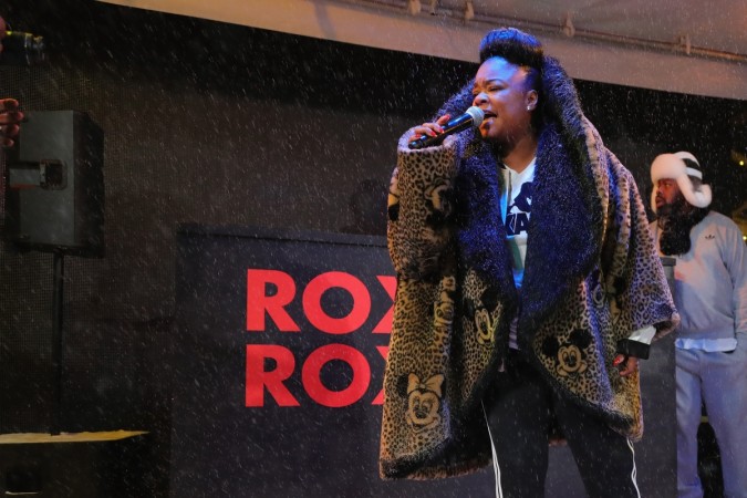 Roxanne Shante performs onstage at the 'Roxanne, Roxanne' party in the Acura Festival Village during Sundance Film Festival 2017 on January 22, 2017 in Park City, Utah. Roxanne Shante